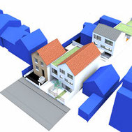 Construction de 2 logements individuels BBC à Colombes (92)
