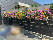 スタンド花1段