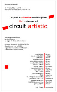 exposición colecctiva en Barcelona con Circuit Artistic