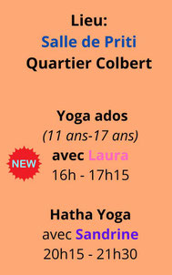 Le Yoga de Priti - Tours Rentrée 2024/2025