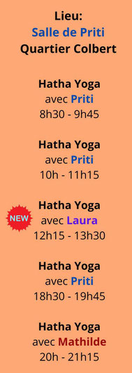 Le Yoga de Priti - Tours Rentrée 2024/2025