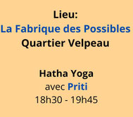 Le Yoga de Priti - Tours Rentrée 2024/2025