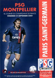 Programme  PSG-Montpellier  2001-02