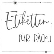 weihnächtliche Etiketten
