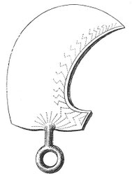 Fig. 4. Halbmondförmiges Messer.