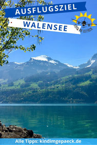 Ausflugsziel Walensee für Familien.