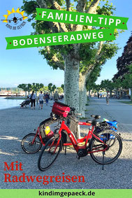 Bodenseeradweg mit Kind