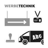 Durch klick auf diesen Button gelangst Du zur Rubrik Werbetechnik