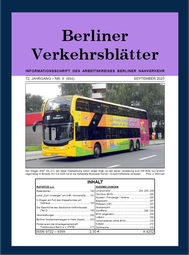 Berliner Verkehrsblätter. Das Lokal "zum Umsteiger", Cover