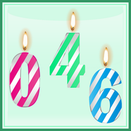 bougie d'anniversaire