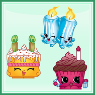 gâteau d'anniversaire [Shopkins]