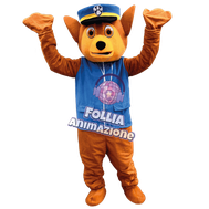 Mascotte Chase Paw Patrol festa maschi Roma