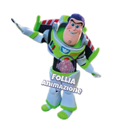 Mascotte Buzz Lightyear Toy Story festa Roma