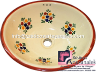 <img src="Ovalín Tradicional Ovalado Bouquet Plaza Terracota.jpg" alt=" Ovalín Tradicional Ovalado decorado mexicano Bouquet Plaza Terracota pintado a mano para sobre Poner hecho en México 100% a mano" />