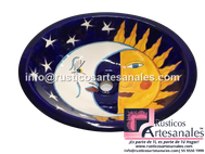 <img src="Ovalín Especial Ovalado Eclipse Estrellado 2.jpg" alt=" Ovalín Especial Ovalado decorado mexicano Eclipse Estrellado 2 pintado a mano para sobre Poner hecho en México 100% a mano" />