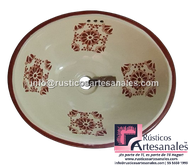 <img src="Ovalín Tradicional Ovalado Lace Terracota.jpg" alt=" Ovalín Tradicional Ovalado decorado mexicano Lace Terracota pintado a mano para sobre Poner hecho en México 100% a mano" />