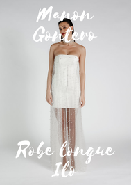 Manon Gontero - Collection 2026 - Modèle : Robe longue ILO - Crédit photo : Laure Stefanini