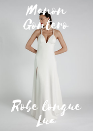 Manon Gontero - Collection 2026 - Modèle : Robe longue LUA - Crédit photo : Laure Stefanini