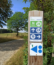 Wander Knotenpunkt am Gruppenferienhaus Detzelvenn Eifel