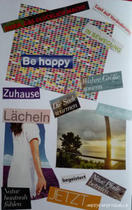 Kraftcollage, Wunschcollage, Zielcollage, Kraftquelle