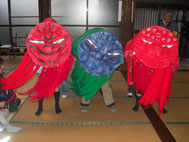 古賀の獅子舞にもチャレンジ!