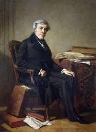 Portrait de Jules Michelet par Thomas Couture.