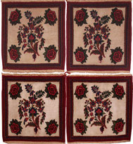 Lot de quatre tapis Iran