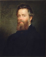 EATON, JOSEPH ORIEL. PORTRAIT OF HERMAN MELVILLE. 1870