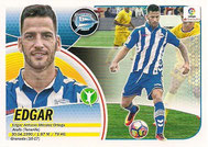 CROMO DE FÚTBOL - ESPAÑA - CAMPEONATO NACIONAL DE LIGA - 2.016/2.017 (EDICIONES ESTE - PANINI) EDGAR - DEPORTIVO ALAVÉS - Nº 14B (NUEVO) 0,25€.