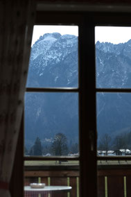 Blick vom Balkon