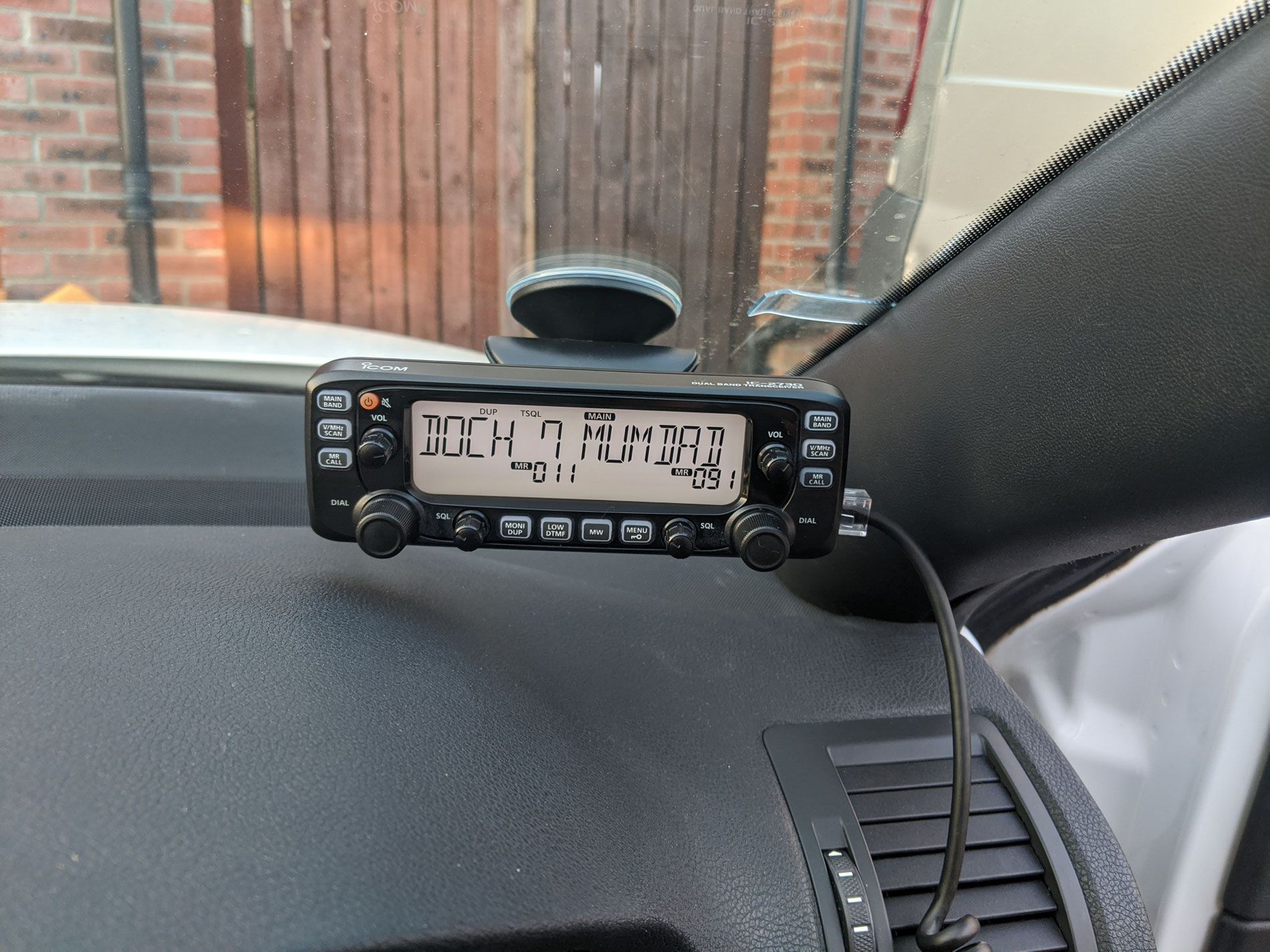 Fit a dual band VHF/UHF radio to a car without any soldering or hole drilling. Amateur radio