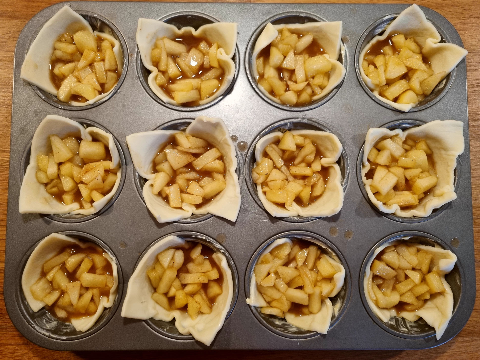 Mini Apfelküchlein im Blätterteig | Ruckzuckrezept mit Gelinggarantie ...