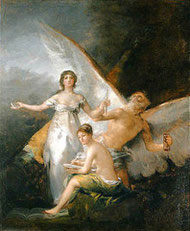 Alegoría de la Constitución de 1812, Francisco de Goya, Museo de Estocolmo.