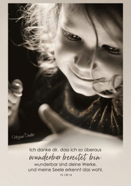 Psalm 139, Christliche Karten, Mirjam Dentler