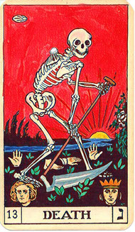 Tarot kaart voor de dood