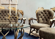 Geweihlampe – warmes Licht und rustikales Design