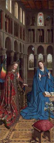 1434-1436年 油彩 73×37cm ファン・アイク作