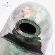Vaso Scultura ceramica raku - pezzo unico - Made in Italy