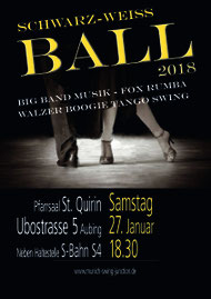 Schwarz-Weiss-Ball am 27. Januar 2018 in Aubing St. Quirin