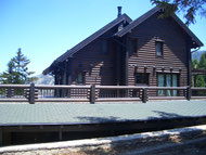 Rustikales Holzhaus - Exlusives Massivholzhaus - Bockhaus vom Feinsten - Blockhausbau - Blockbohlenhäuser