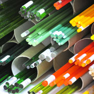 Rohglasstangen aus Muranoglas