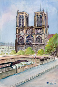 Nr.2130  Paris. Notre Dame et Quai St. Michel