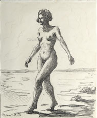 Nr. 4215 Aktstudie am Strand