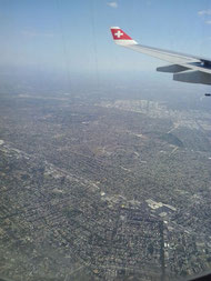 Los Angeles beim Landeanflug