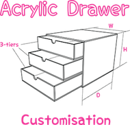 Acrylic Drawer customisation