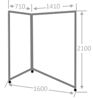 Mobile partition dimension