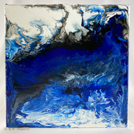 Wildwasser 1 - 30x30 cm