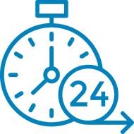 24 Horas en tiempo de atención para clientes con mantenimiento de climatización contratado.