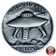 Alien coin 5 cent