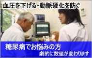 血糖値を下げる・動脈硬化を防ぐ 糖尿病でお悩みの方劇的に数値が変わります